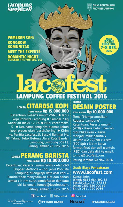 Lomba Cita Rasa Kopi di Lacofest